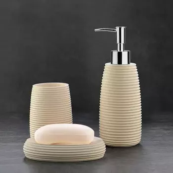 Набор для ванной Cario цвет: бежевый (универсальный)