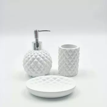 Набор для ванной Lovely цвет: белый (универсальный)