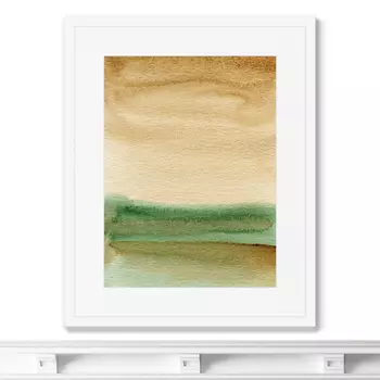 Pond shore in July (42х52 см)