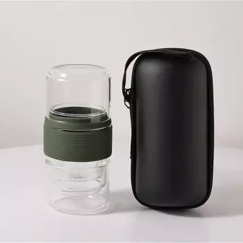 Портативный чайный сервиз (9х9х17 см)