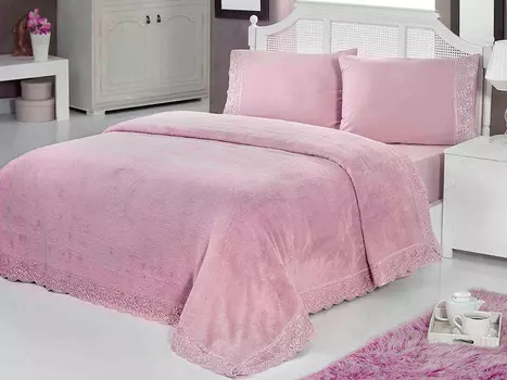 Постельное белье Cucuta цвет: грязно-розовый (евро макси)