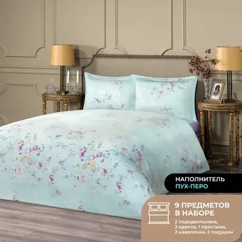 Постельное белье Кальяри цвет: сиреневый (семейное)