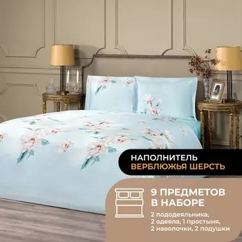 Постельное белье Мессина цвет: сиреневый (семейное)