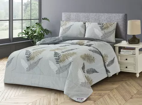 Постельное белье с одеялом-покрывалом Lessi (1.5 сп)