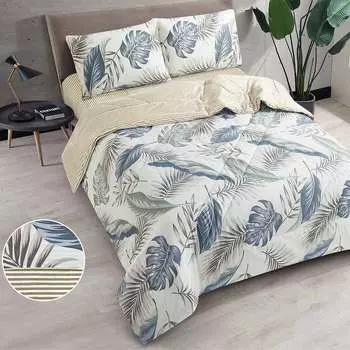 Постельное белье с одеялом-покрывалом Glenda (1.5 сп)