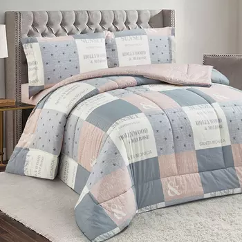 Постельное белье с одеялом-покрывалом Дарьяна цвет: мультиколор (2 сп)