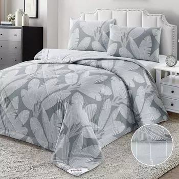 Постельное белье с одеялом-покрывалом Eleanor (семейное)