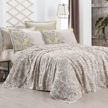 Постельное белье с одеялом-покрывалом Garlen (1.5 сп)