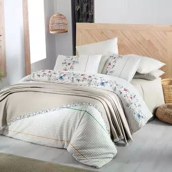 Постельное белье с одеялом-покрывалом Eva bella (1.5 сп)