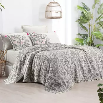 Постельное белье с одеялом-покрывалом Garlen (1.5 сп)