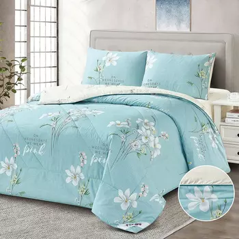 Постельное белье с одеялом-покрывалом Davina (семейное)