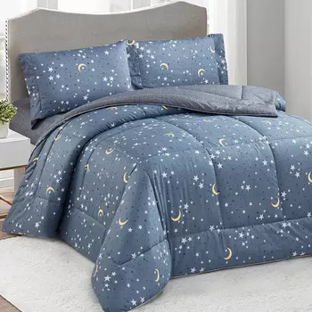 Постельное белье с одеялом-покрывалом Stella цвет: серый (евро макси)