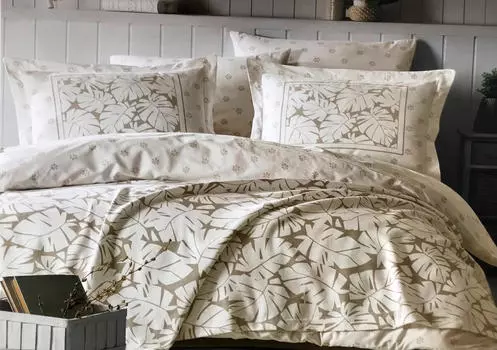 Постельное белье с одеялом-покрывалом Summer time цвет: бежевый (king size (евро макси))