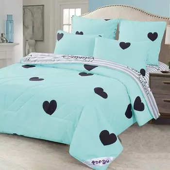 Постельное белье с одеялом Violet (семейное)