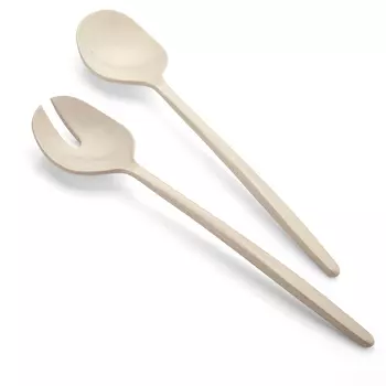 Приборы для салата Tierra цвет: бежевый (2 шт)
