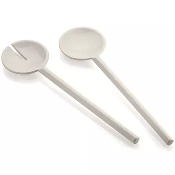 Приборы для салата Tiffany цвет: молочно-белый (2 шт)