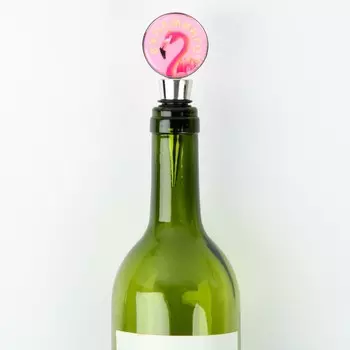 Пробка для вина Вхламинго (2х4х14 см)