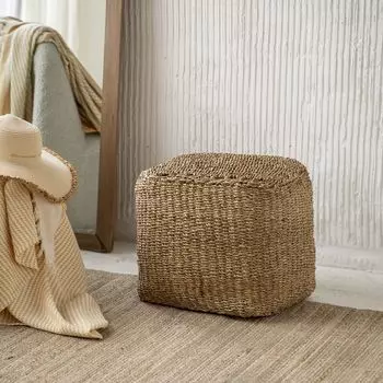 Пуф Сауэр цвет: натуральный (40х40х40 см)