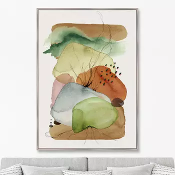 Rain cloud over mountain (75х105 см)