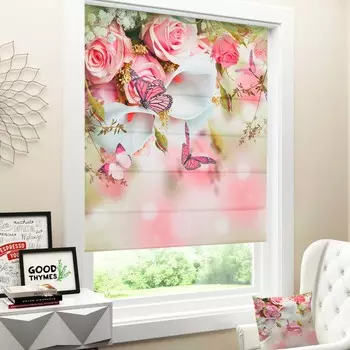 Римские и рулонные шторы Олимп Текстиль