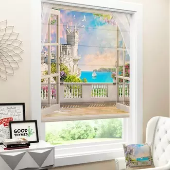 Римские и рулонные шторы Олимп Текстиль