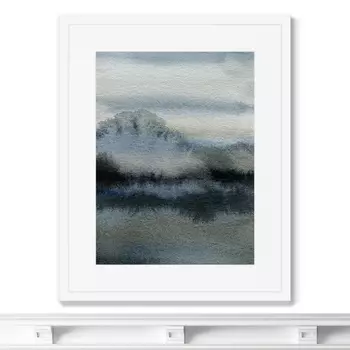 River bank in winter (42х52 см)