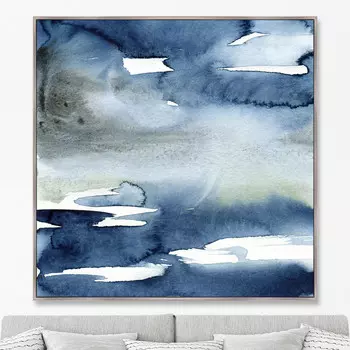 River valley view (105х105 см)