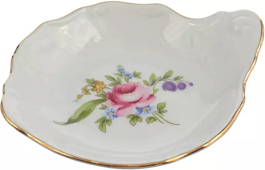 Розетка с ручкой Мейсенский букет (Стандартный)