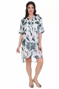 Рубашка-туника Galen Цвет: Белый, Зеленый (50)