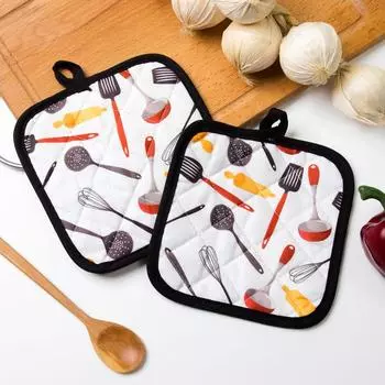 Рукавицы, прихватки, фартуки Доляна