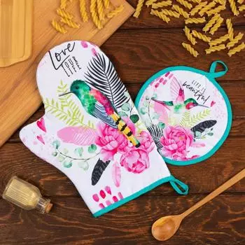 Рукавицы, прихватки, фартуки Доляна