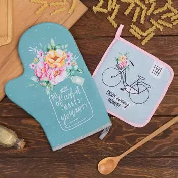 Рукавицы, прихватки, фартуки Доляна