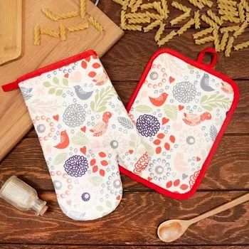 Рукавицы, прихватки, фартуки Доляна