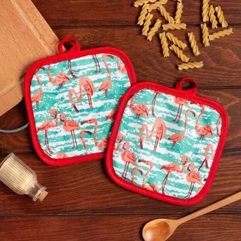 Рукавицы, прихватки, фартуки Доляна