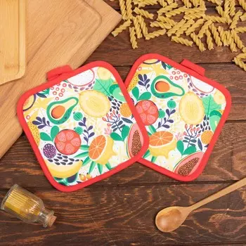 Рукавицы, прихватки, фартуки Доляна