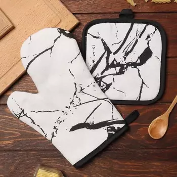 Рукавицы, прихватки, фартуки Доляна