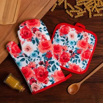 Рукавицы, прихватки, фартуки Доляна