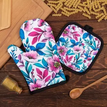 Рукавицы, прихватки, фартуки Доляна