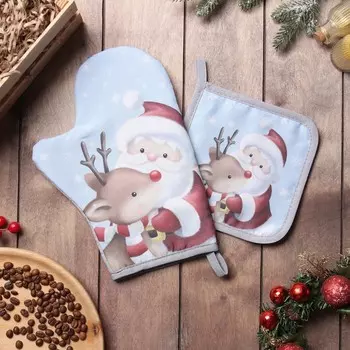 Рукавицы, прихватки, фартуки Доляна