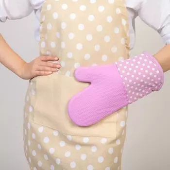 Рукавицы, прихватки, фартуки Доляна