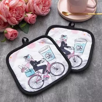 Рукавицы, прихватки, фартуки Доляна