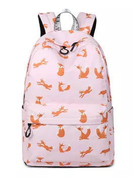 Рюкзак Лисички Цвет: Розовый (13х30х40 см)