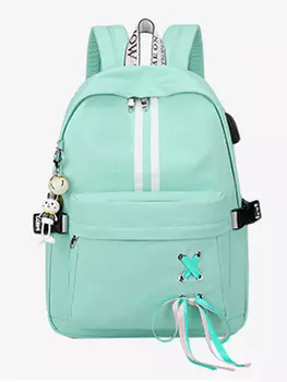 Рюкзак Полоски Цвет: Мятный (13х30х40 см)