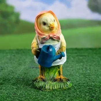 Садовая фигура Цыпа-хозяюшка (8х10х17 см)