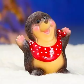 Садовая фигура Крот №1 (10х8х12 см)