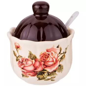 Сахарница Корейская роза (10х10х12 см)
