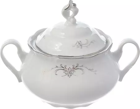 Сахарница Серый орнамент (350 мл)