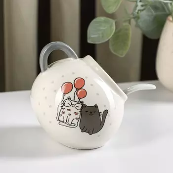 Сахарница Уютные коты (200 мл)