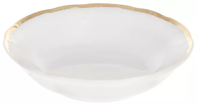 Салатник Белоснежный тюльпан. Золото (13 см)