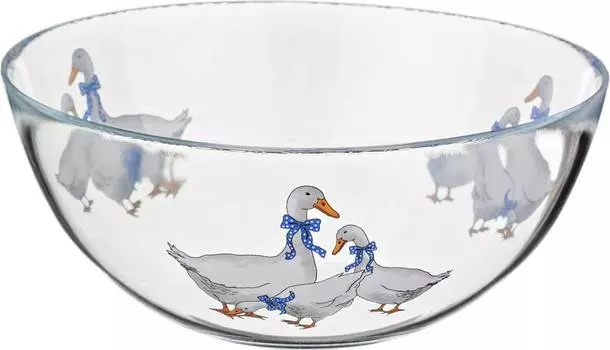Салатник Гуси (22х10 см)